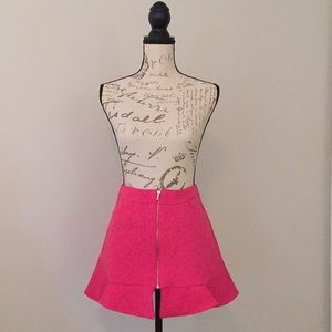 Zara Hot Pink Mini Skirt
